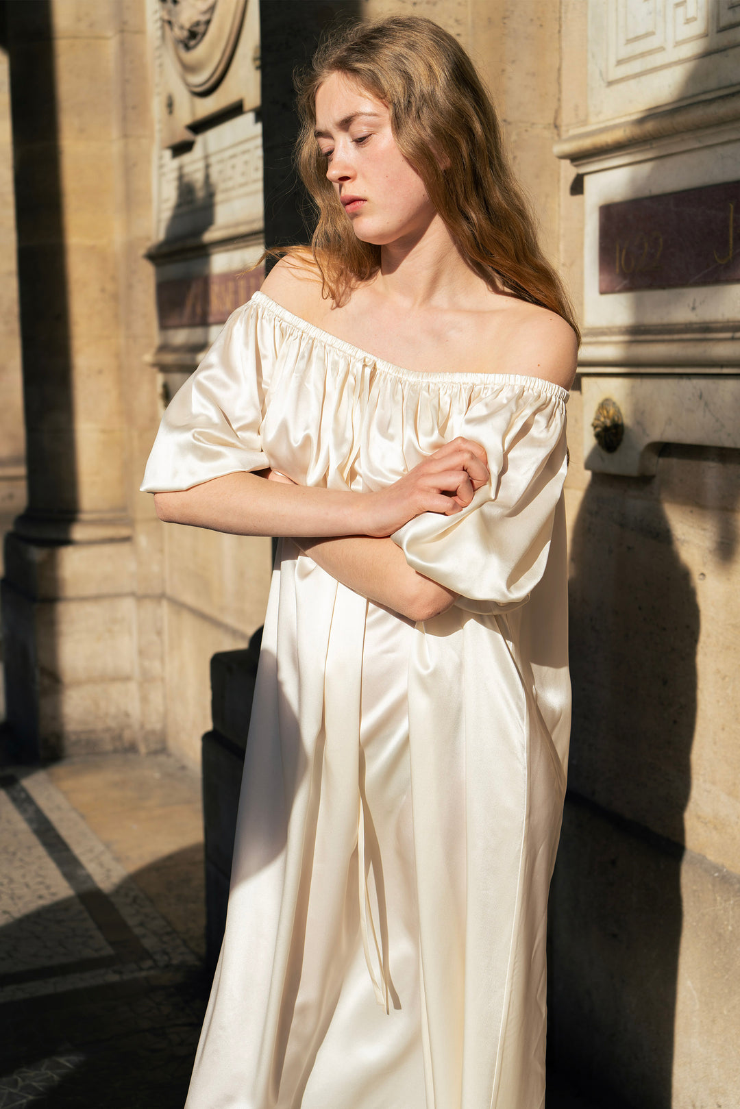 crush silk dresses Aphrodite Drape Dress