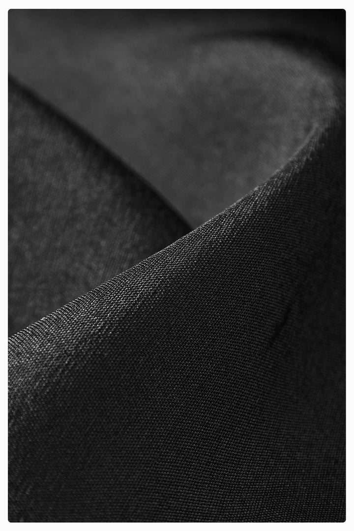 PAJA Farm Edit Dupion Silk Wide-Leg Trousers - Black