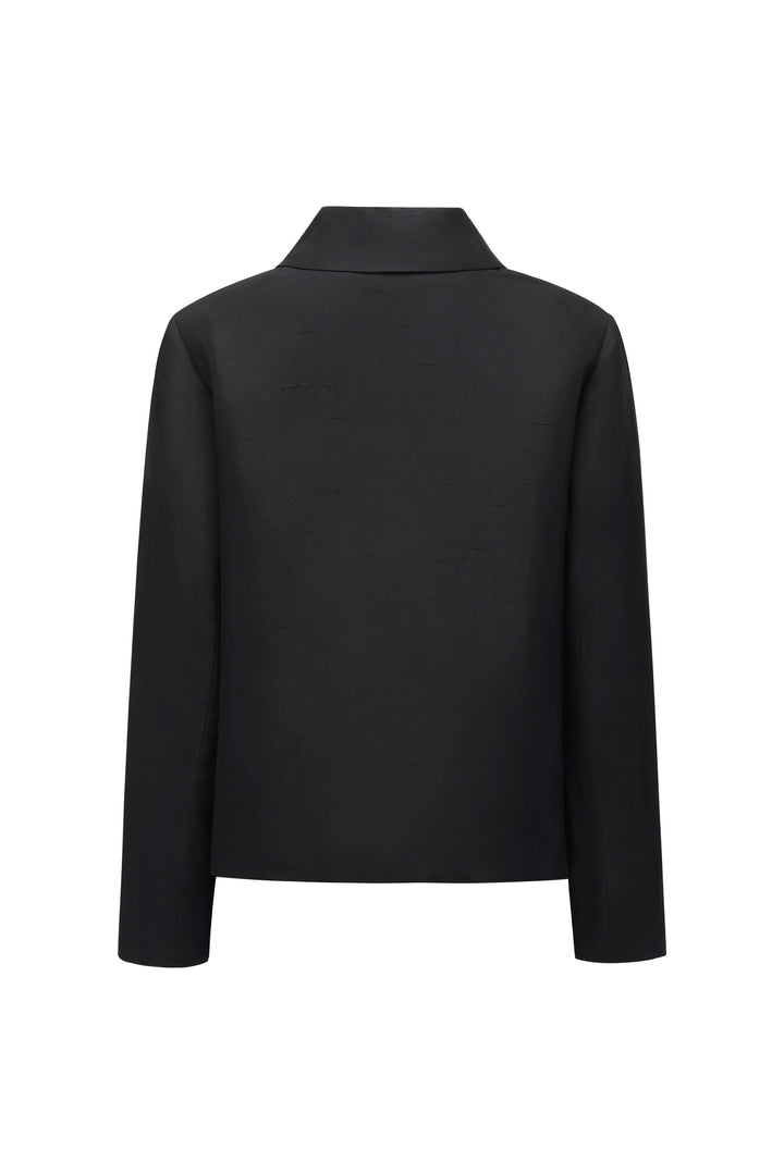 PAJA Berries Dupion Silk Women's Jacket - Midnight Black