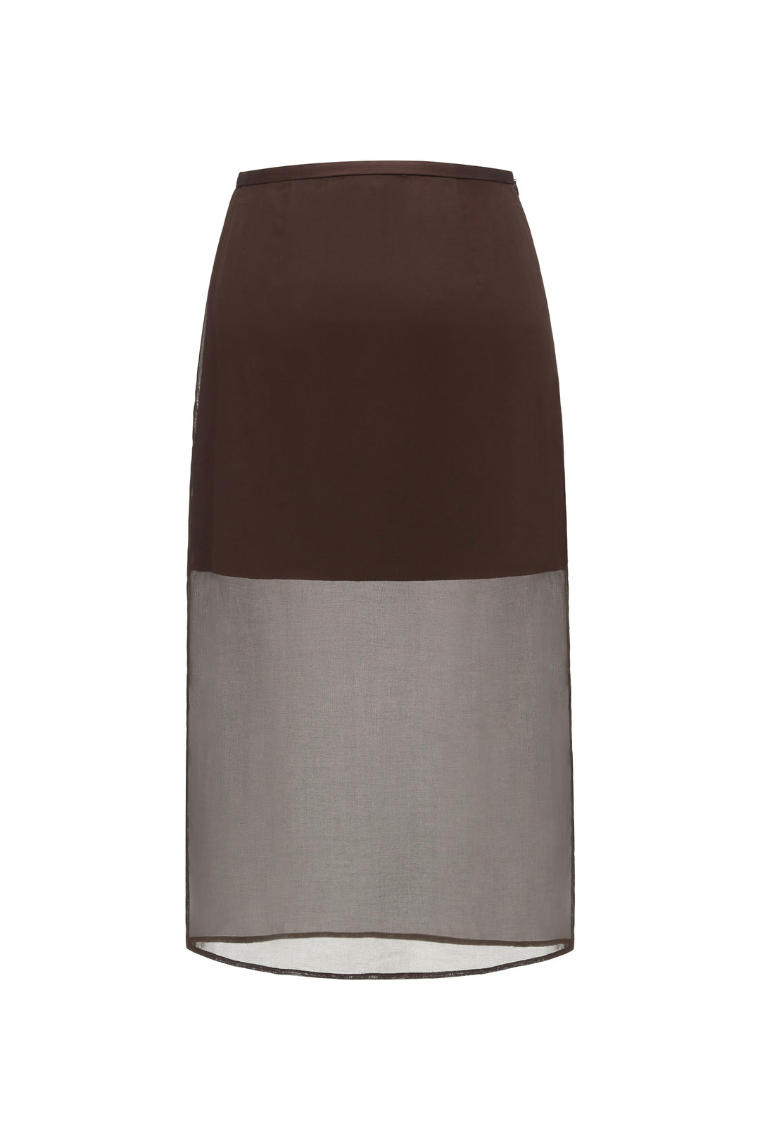 PAJA Dinner Hour Brown Sheer Dress