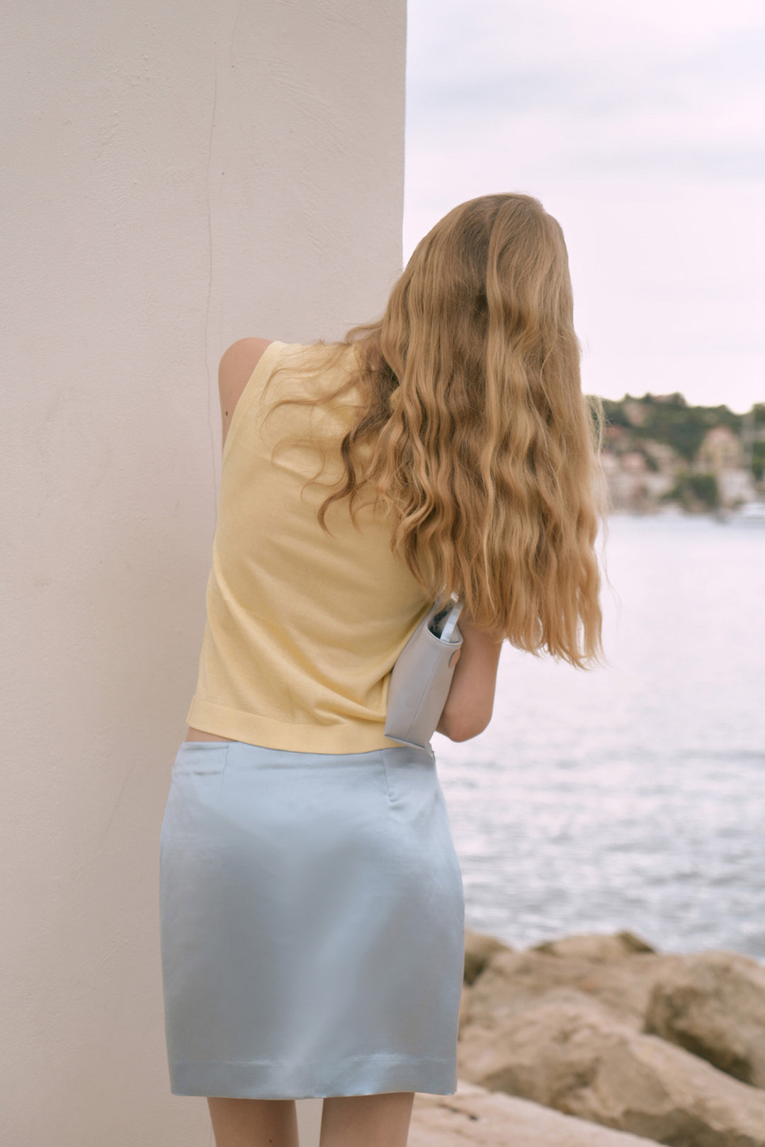 PAJA Gleam Collection Cashmere-Silk Vest Cardigan