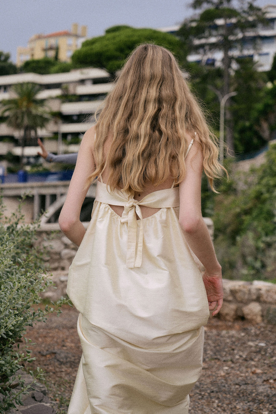 PAJA Berries Women's Dupion Silk Maxi Dress - Corn Yellow