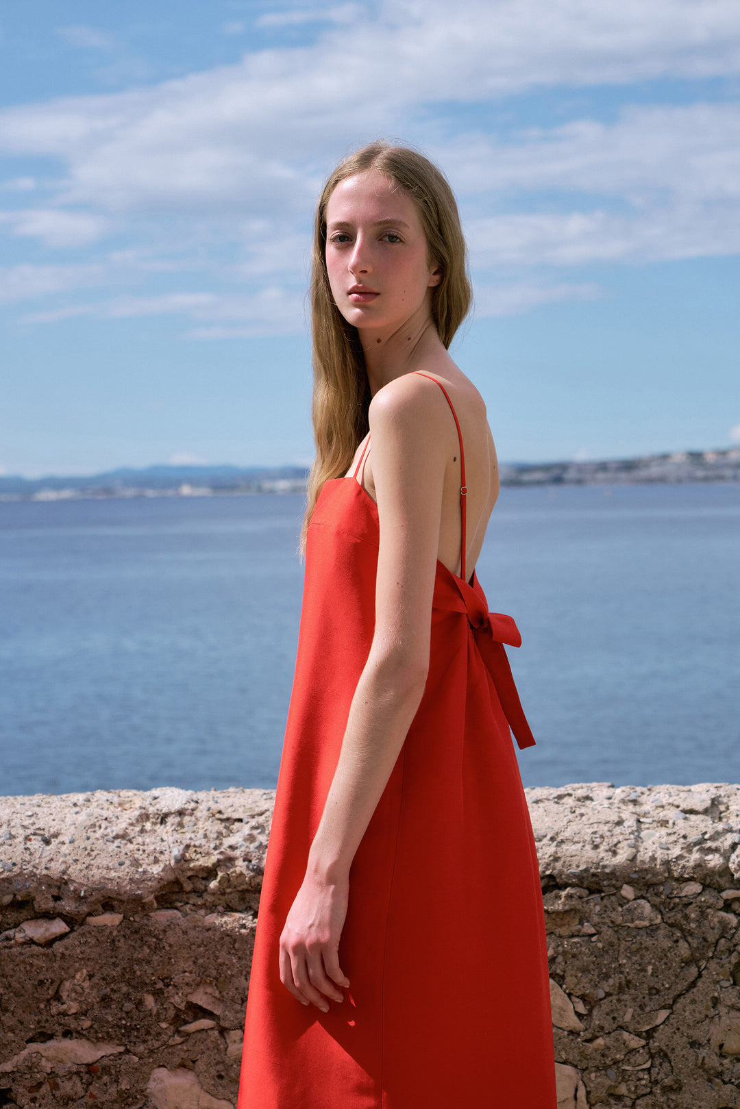 PAJA Berries Women's Dupion Silk Maxi Dress - Red