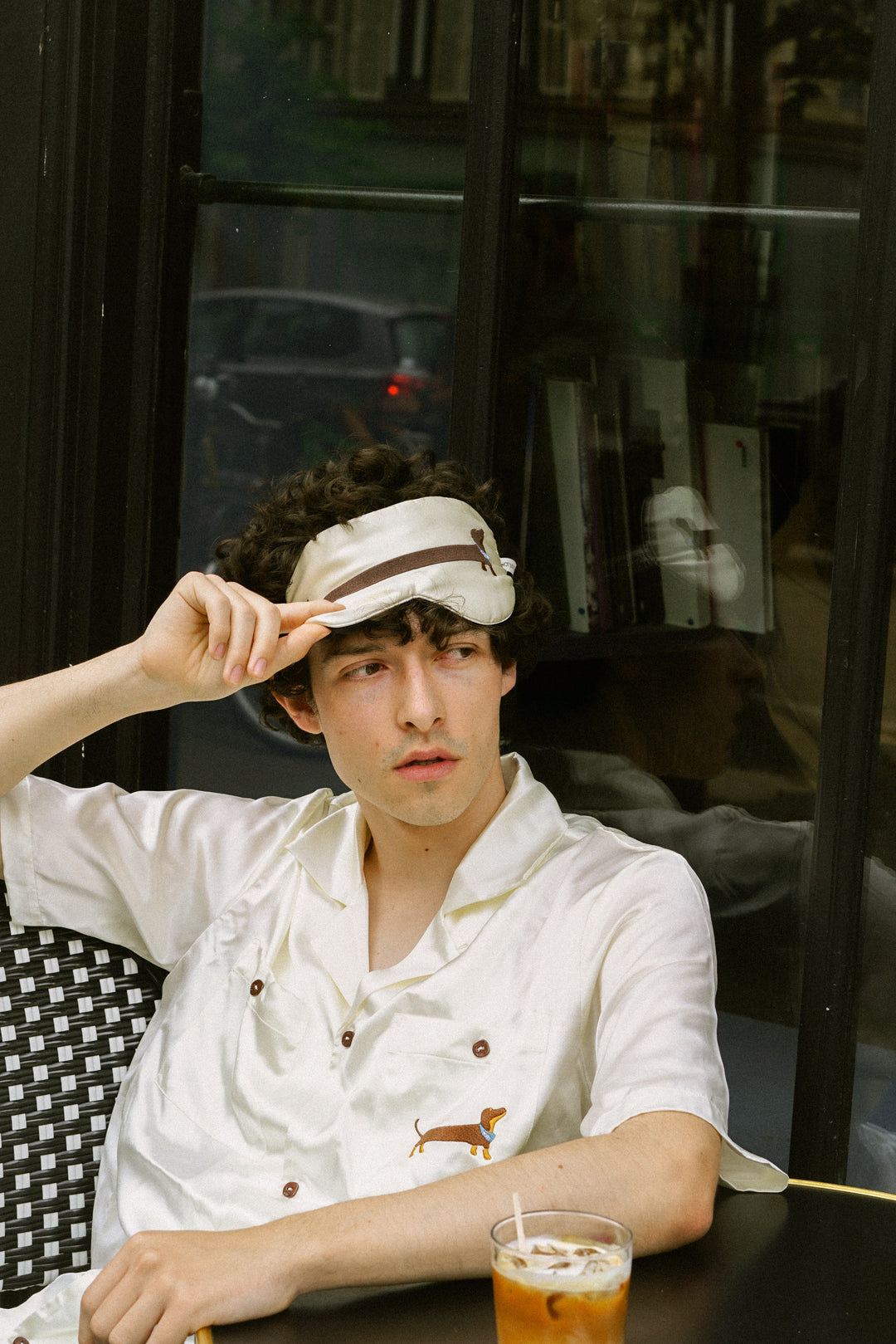 Animal Lover Box | Puppy Edition Dachshund Charm Silk Lounge Set + Sleeping Eye Mask