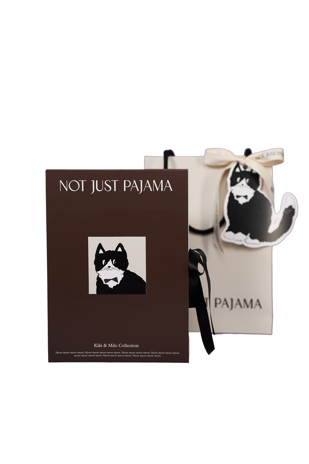 Premium Gift Packaging for Pearl Kitten Silk Pajamas