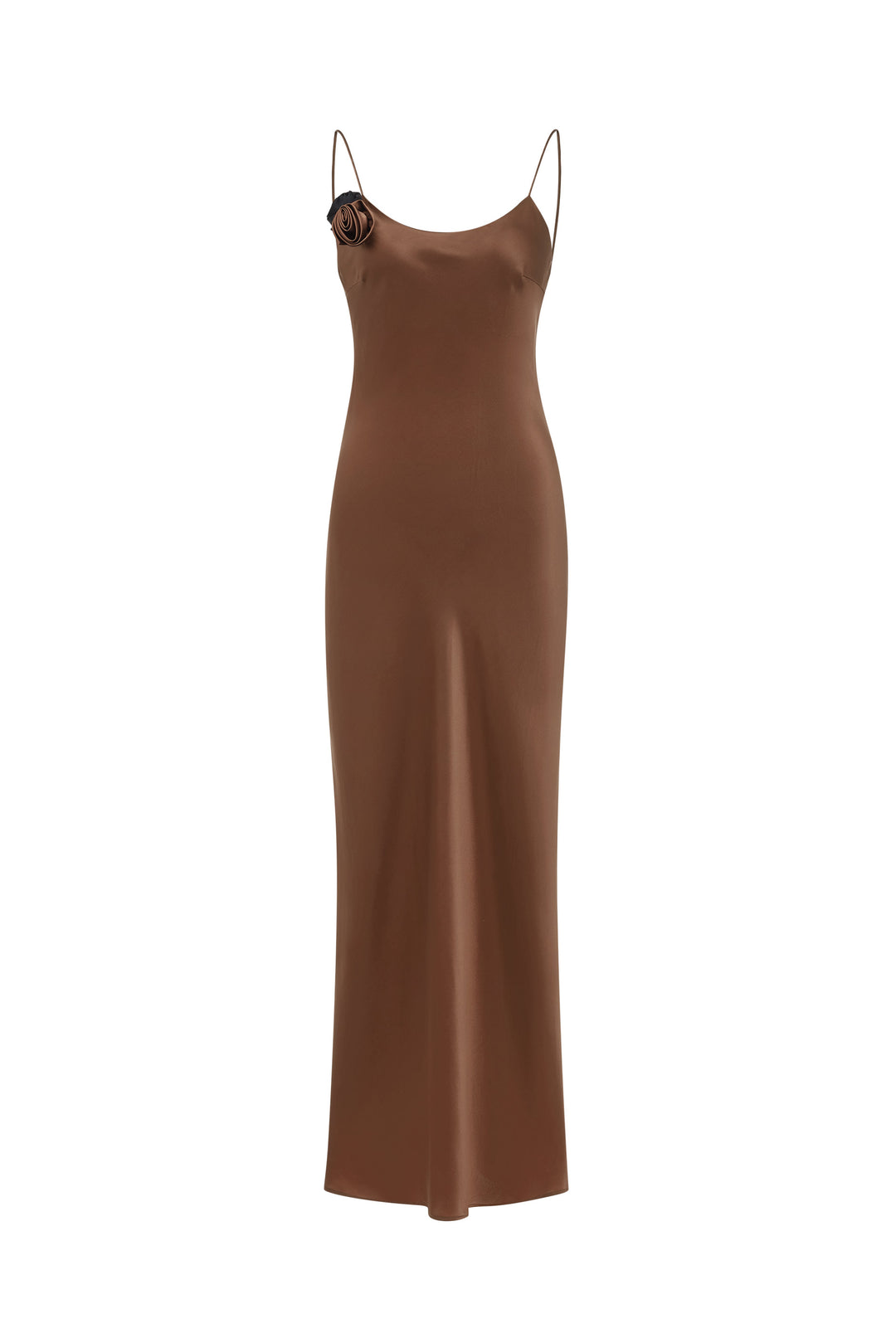 Tuscan Bloom Silk Slip Dress for Brides, Evening Gowns, and Special Occasions, White (Made-to-order, ships in 15 days) / L