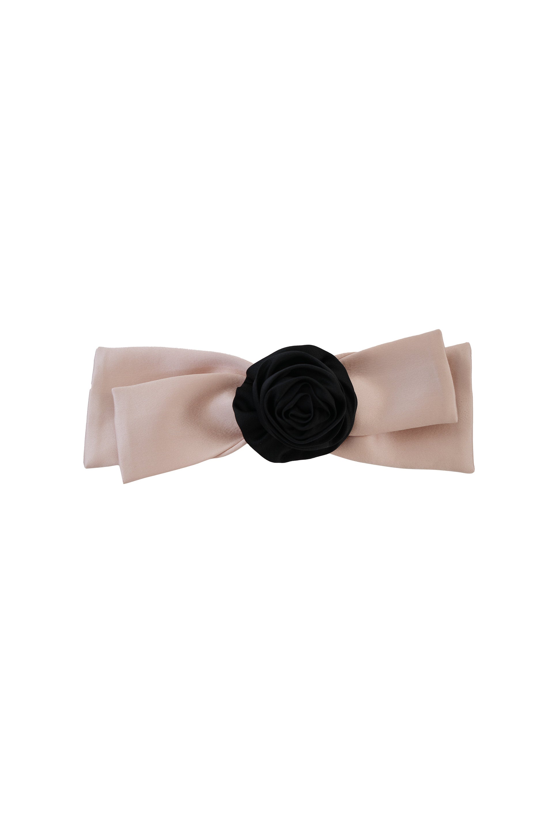 Tuscan Sun Handcrafted Silk Bow Clip-Silk Accessories-Pink-NJP24105-Not Just Pajama