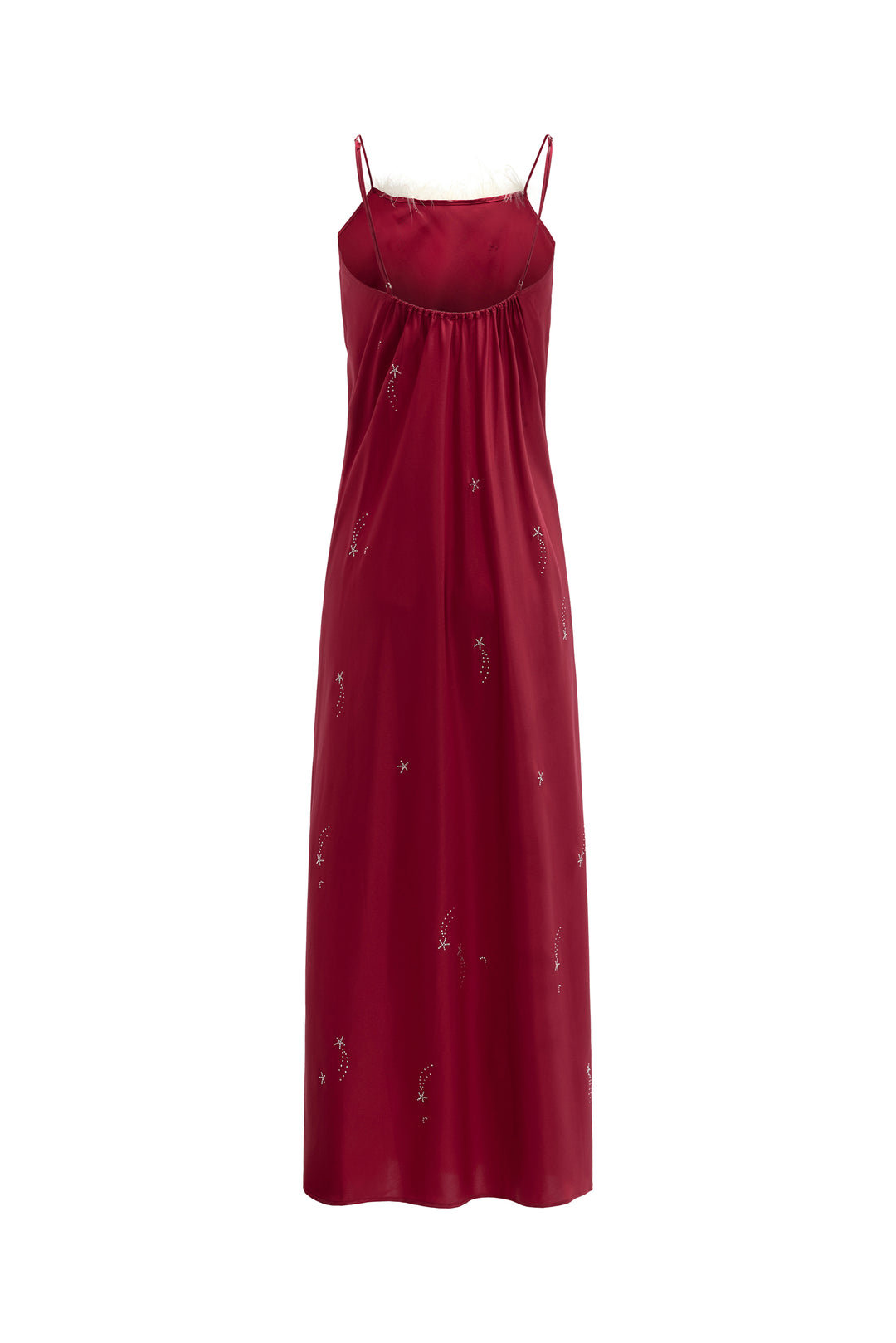VEGA Women’s 22mm Mulberry Silk Crystal-Embellished Slip Dress-Silk Dress-Not Just Pajama