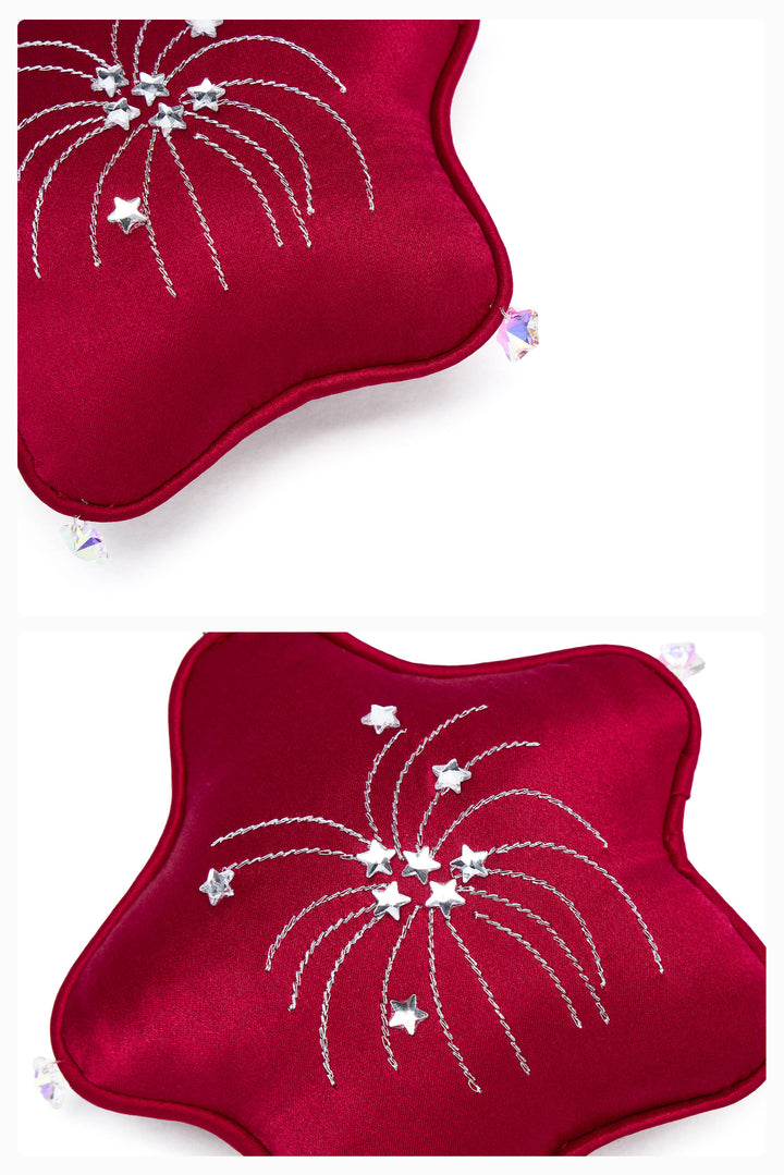 VEGA 22mm Mulberry Silk Crystal Star Scent Sachet-Silk Accessories-Not Just Pajama