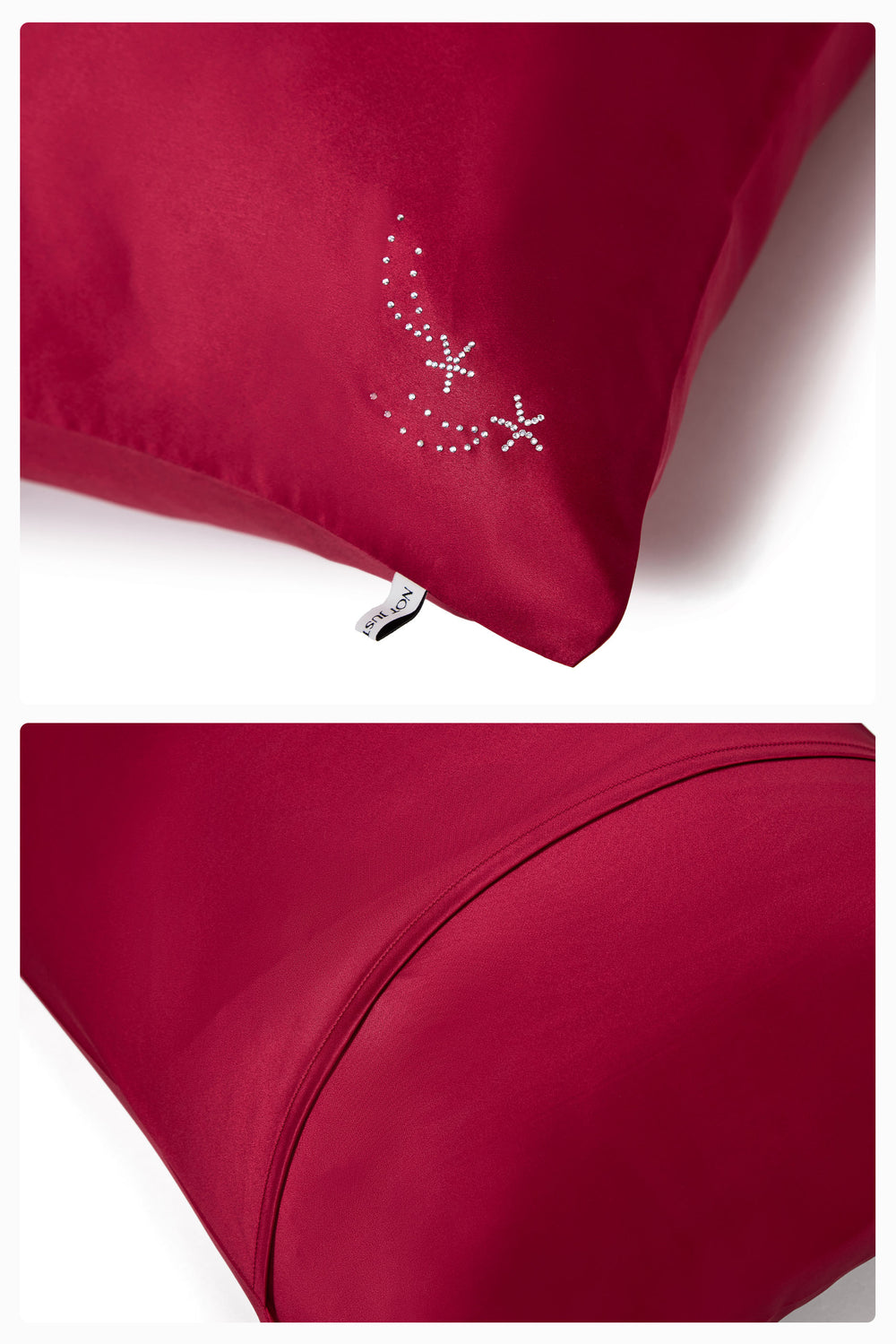 VEGA 22mm Mulberry Silk Crystal Pillowcase-Silk Pillowcase-Not Just Pajama