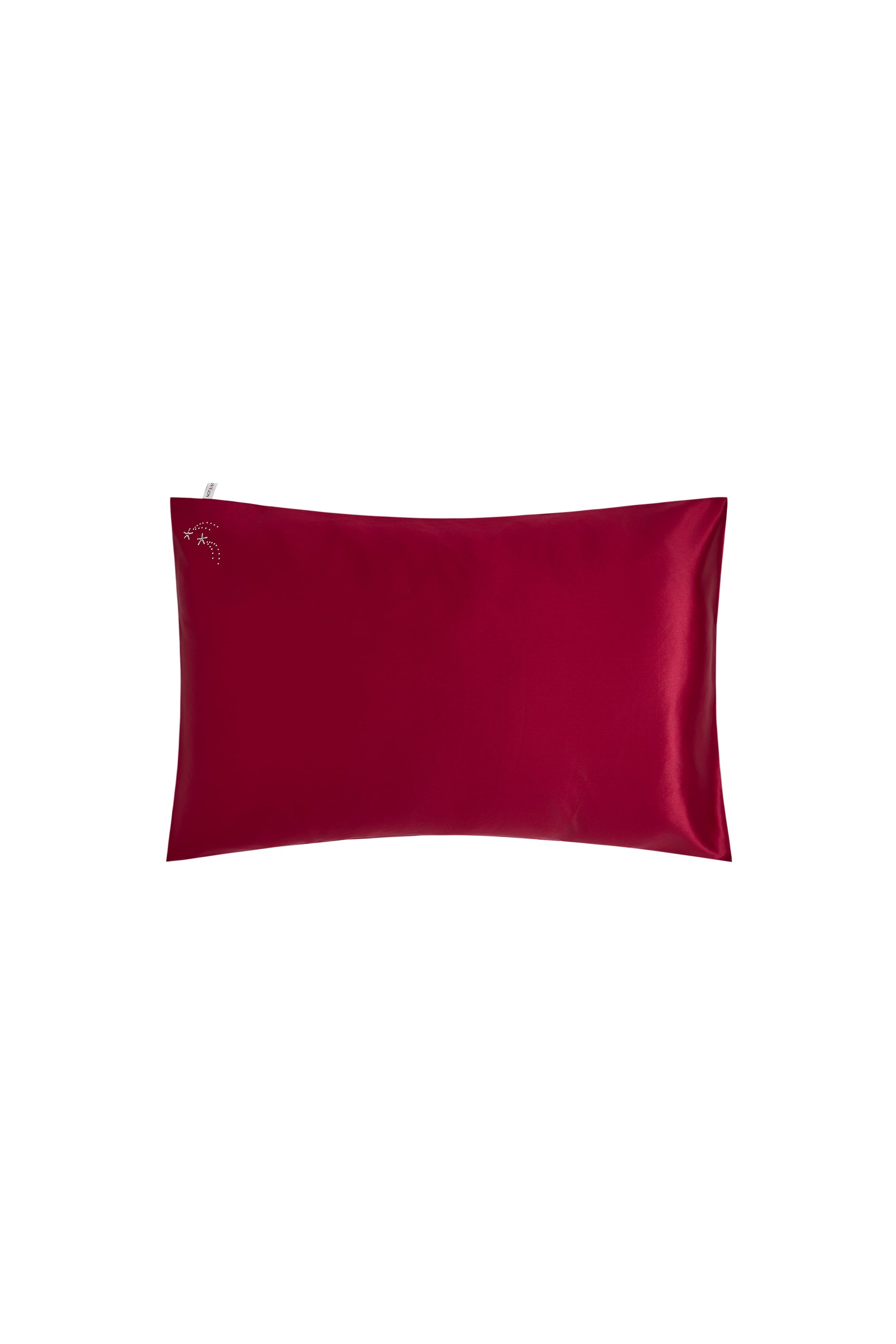 VEGA 22mm Mulberry Silk Crystal Pillowcase-Silk Pillowcase-Burgundy-One size-NJP25140-Not Just Pajama