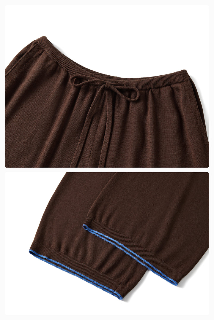 BUBU Collection Cashmere-Silk Blends Unisex Pants