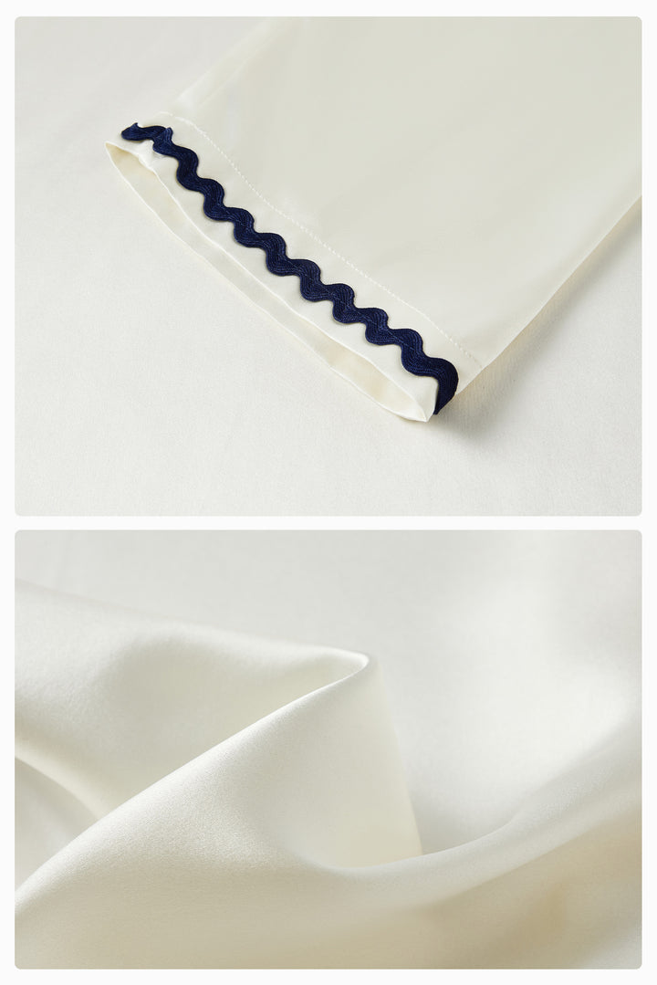 Pony Farm Men’s 22mm Mulberry Silk Long Sleeve Pajama Set-Silk Pajamas Long Set-Not Just Pajama