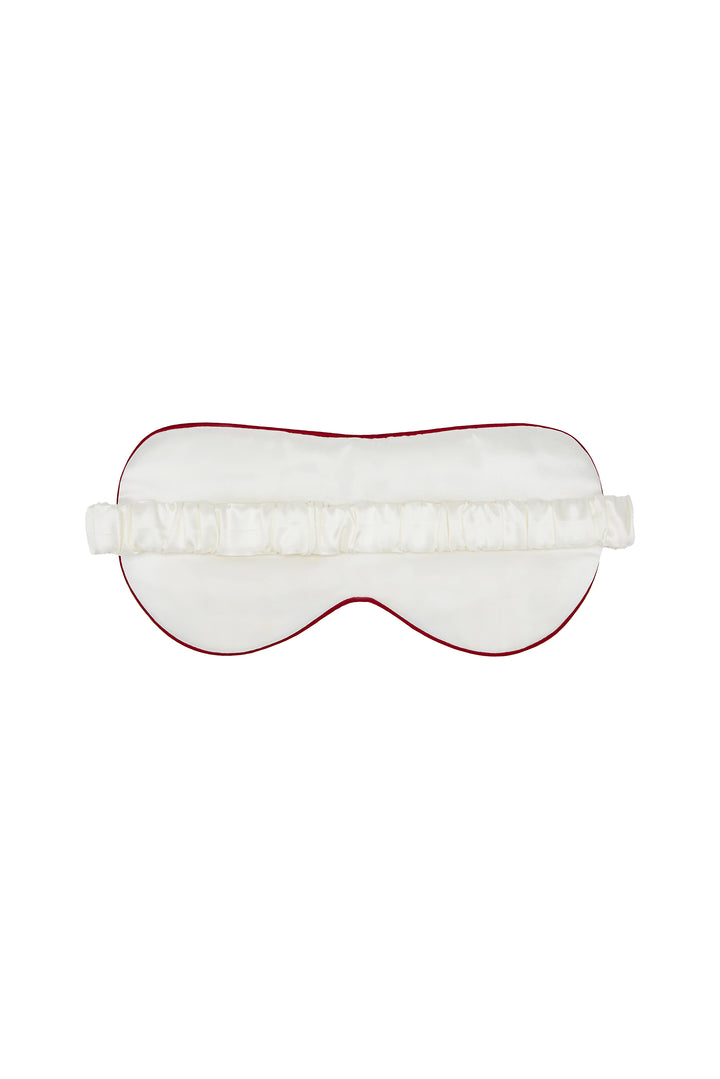 Pony Farm 22mm Mulberry Silk Embroidered Sleep Mask-Silk Accessories-Not Just Pajama