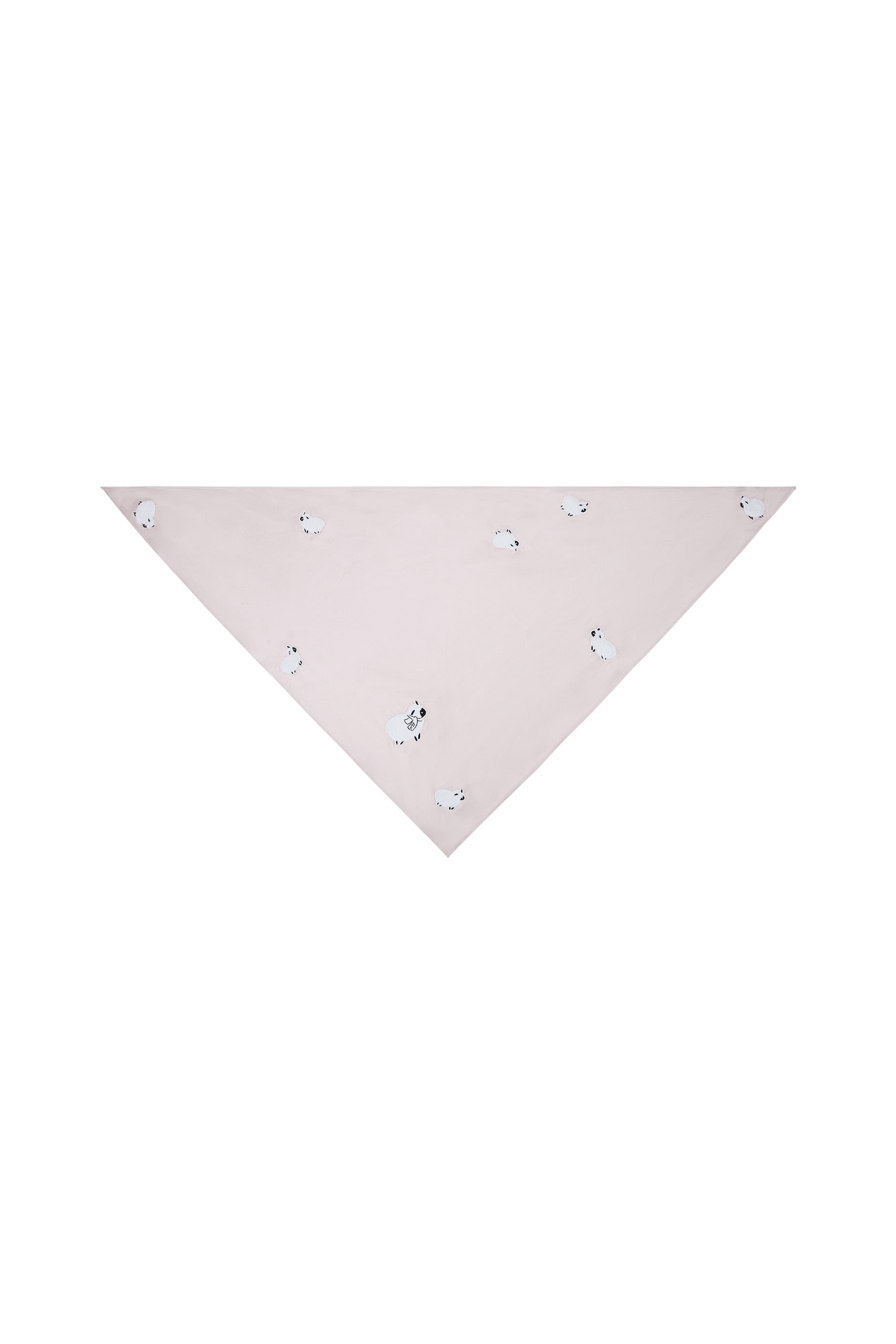 BUBU Collection Silk Triangular Bandage-Silk Accessories-Rose Pink-One size-NJP25193-Not Just Pajama