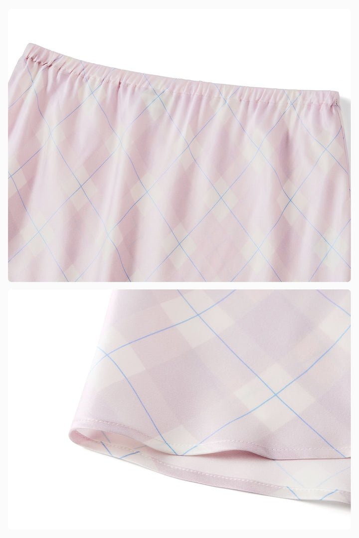 Kiki Cat 22 Momme Mulberry Silk Bias Midi Skirt in 100% mulberry silk by Not Just Pajama - image 18
