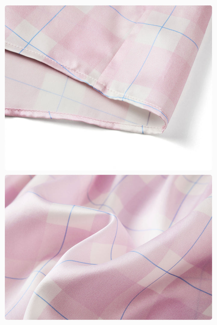 Kiki and Milo Cat 22 Momme Mulberry Silk Couple Resort Pajama Set in 100% mulberry silk by Not Just Pajama - image 15
