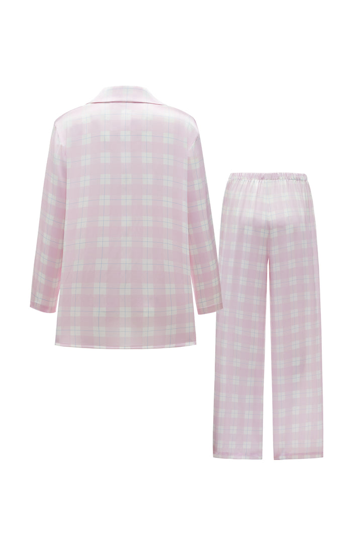 Kiki and Milo Cat 22 Momme Mulberry Silk Couple Pajama Set