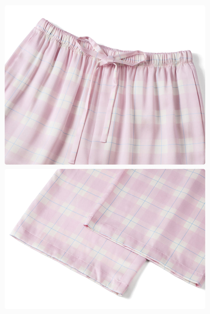 Kiki and Milo Cat 22 Momme Mulberry Silk Couple Pajama Set