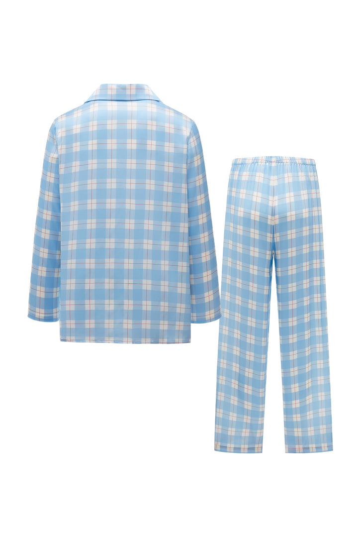 Kiki and Milo Cat 22 Momme Mulberry Silk Couple Pajama Set