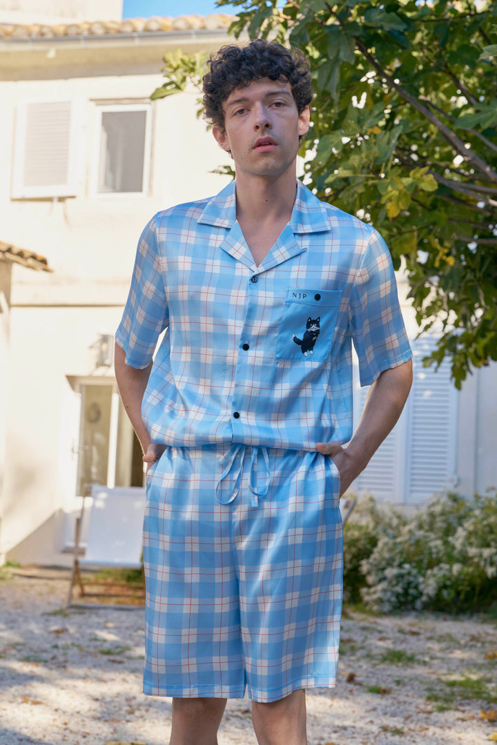 Ensemble pyjama à manches longues en soie de mûrier 22 mm pour femme de Lucky Pony