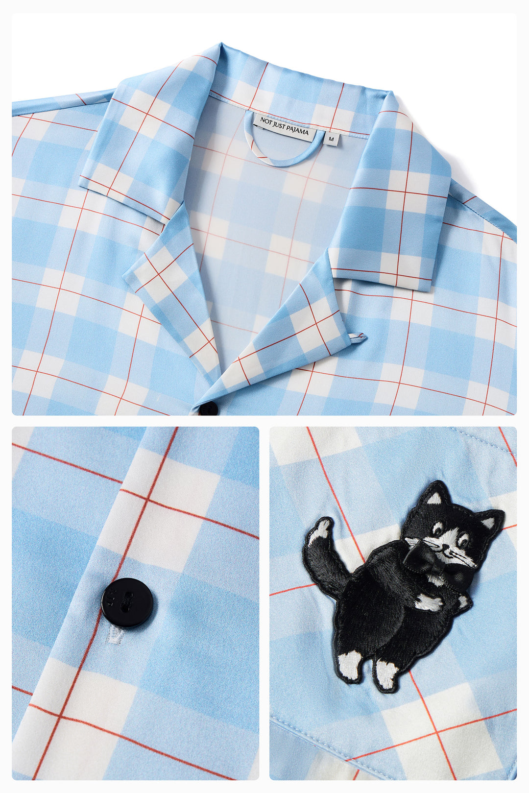 Ensemble pyjama à manches longues en soie de mûrier 22 mm pour femme de Lucky Pony