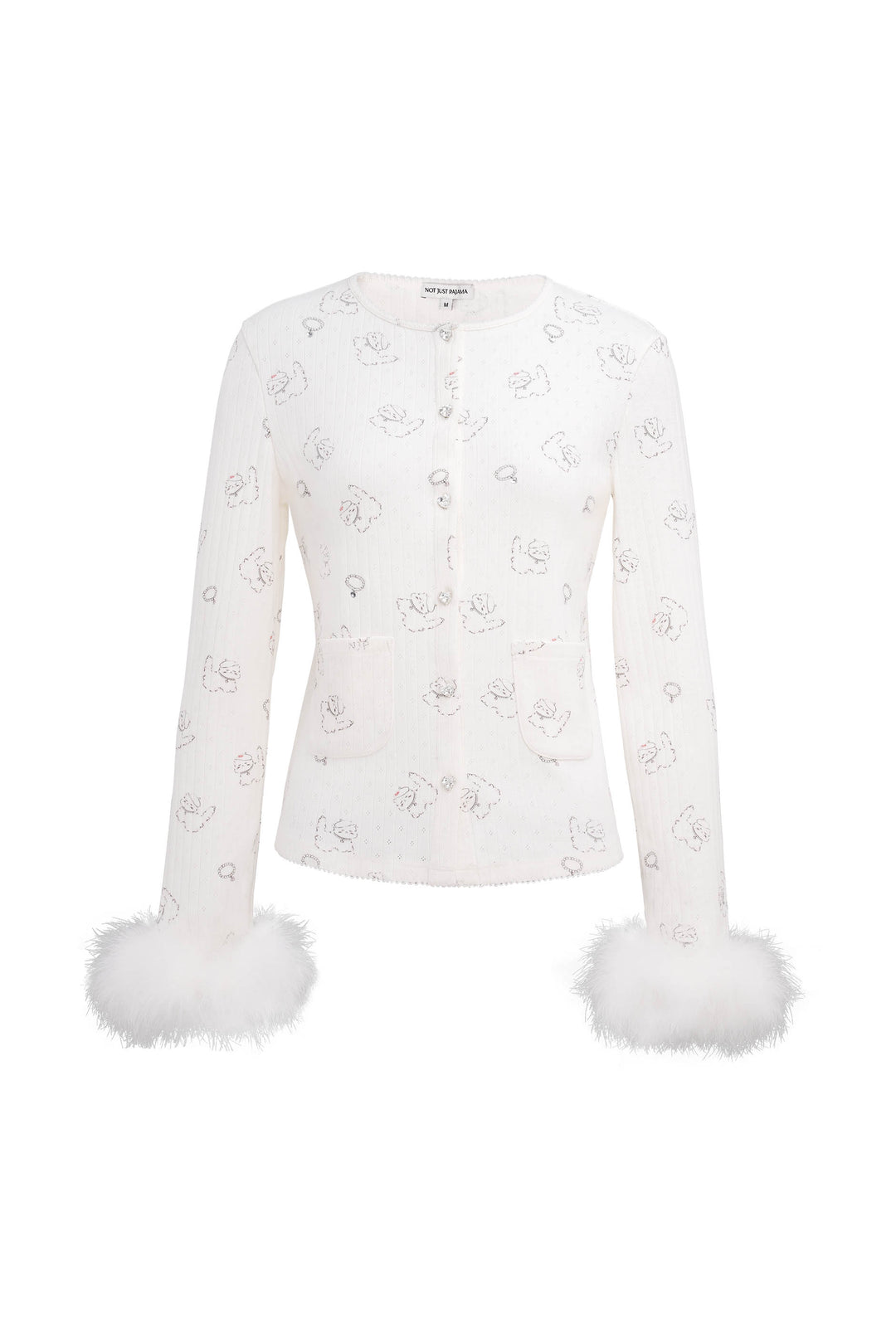 Kiki Cat Wool Silk Knit Top and Pants