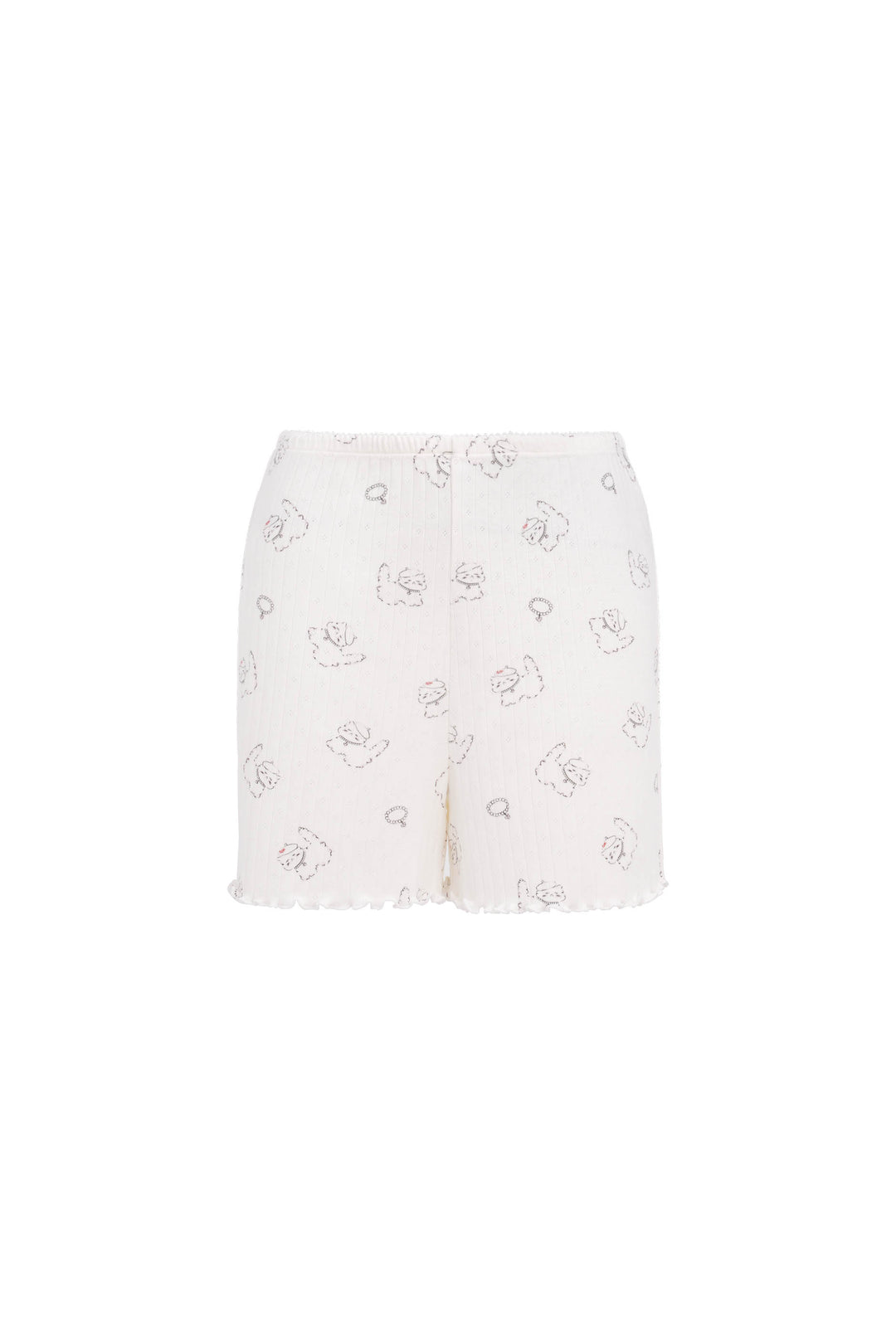 Pearl Kiki Cat Wool Silk Knit Lounge Separates