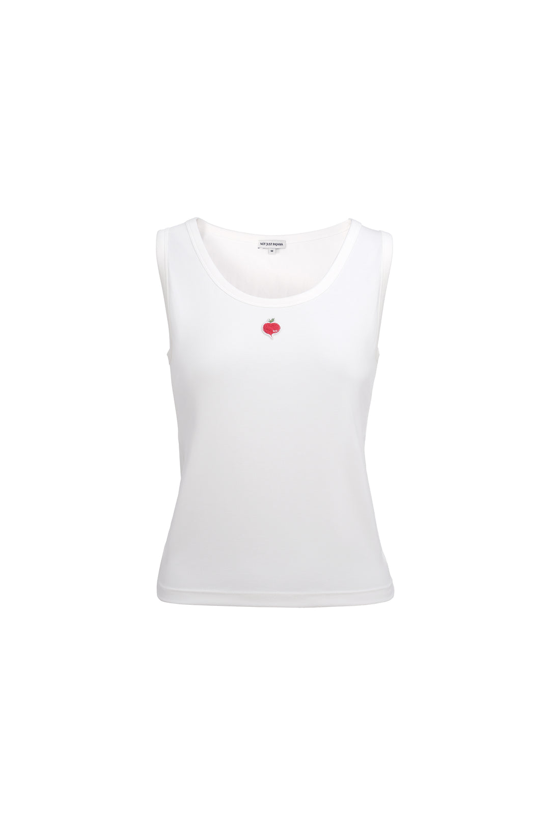 Farm Edit Red Turnip Modal-Silk Knit Tank Top