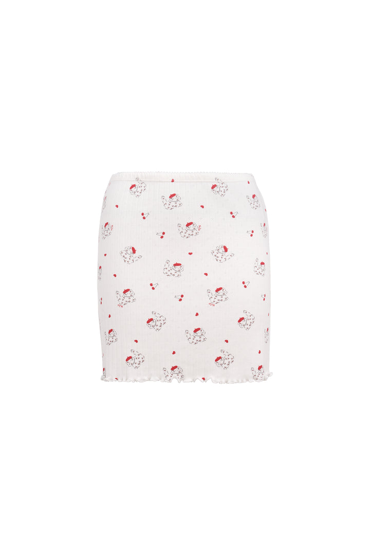Pearl Kiki Cat Wool Silk Knit Lounge Separates