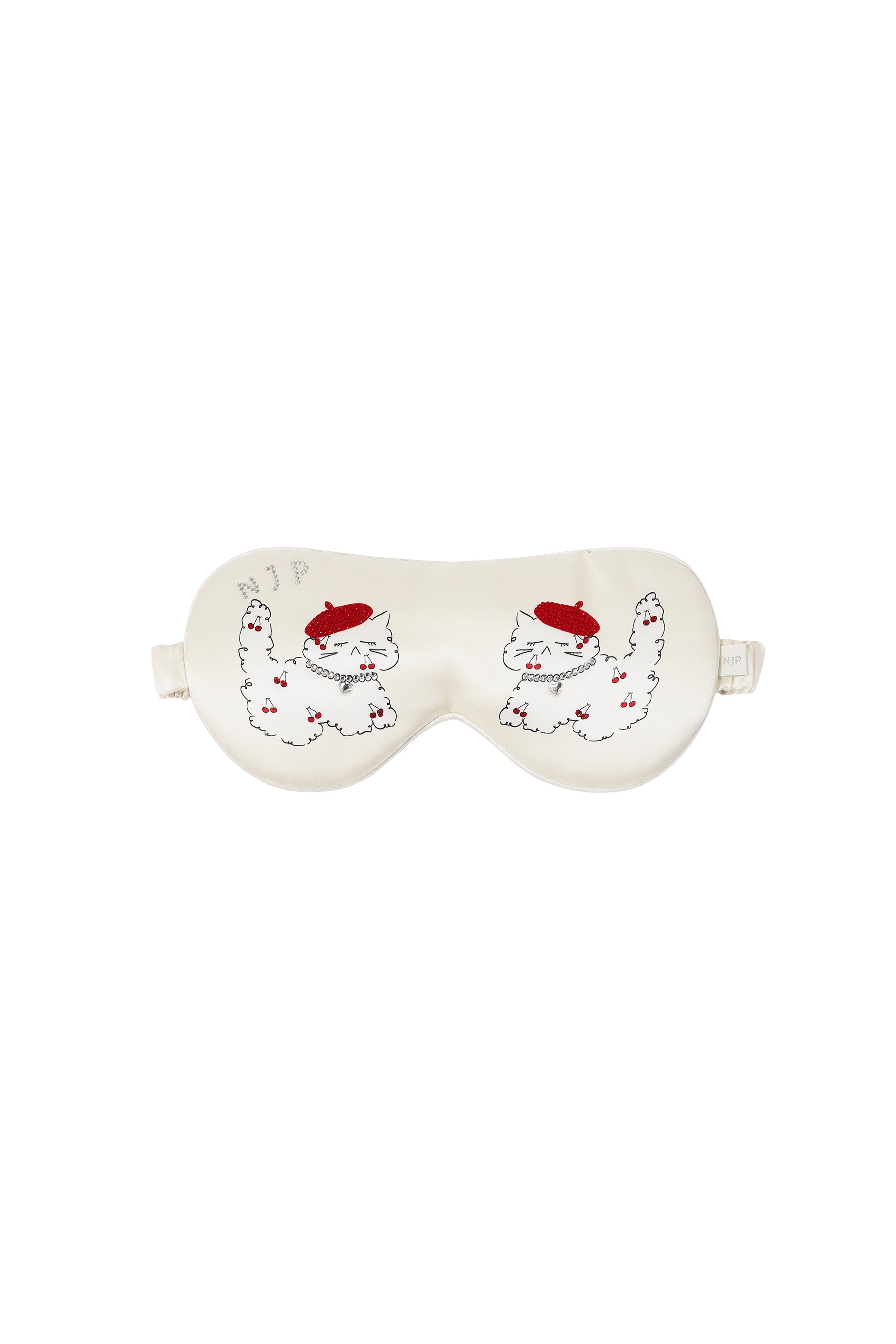 Mulberry Silk Scrunchie – Kiki Pearl Cat – Not Just Pajama