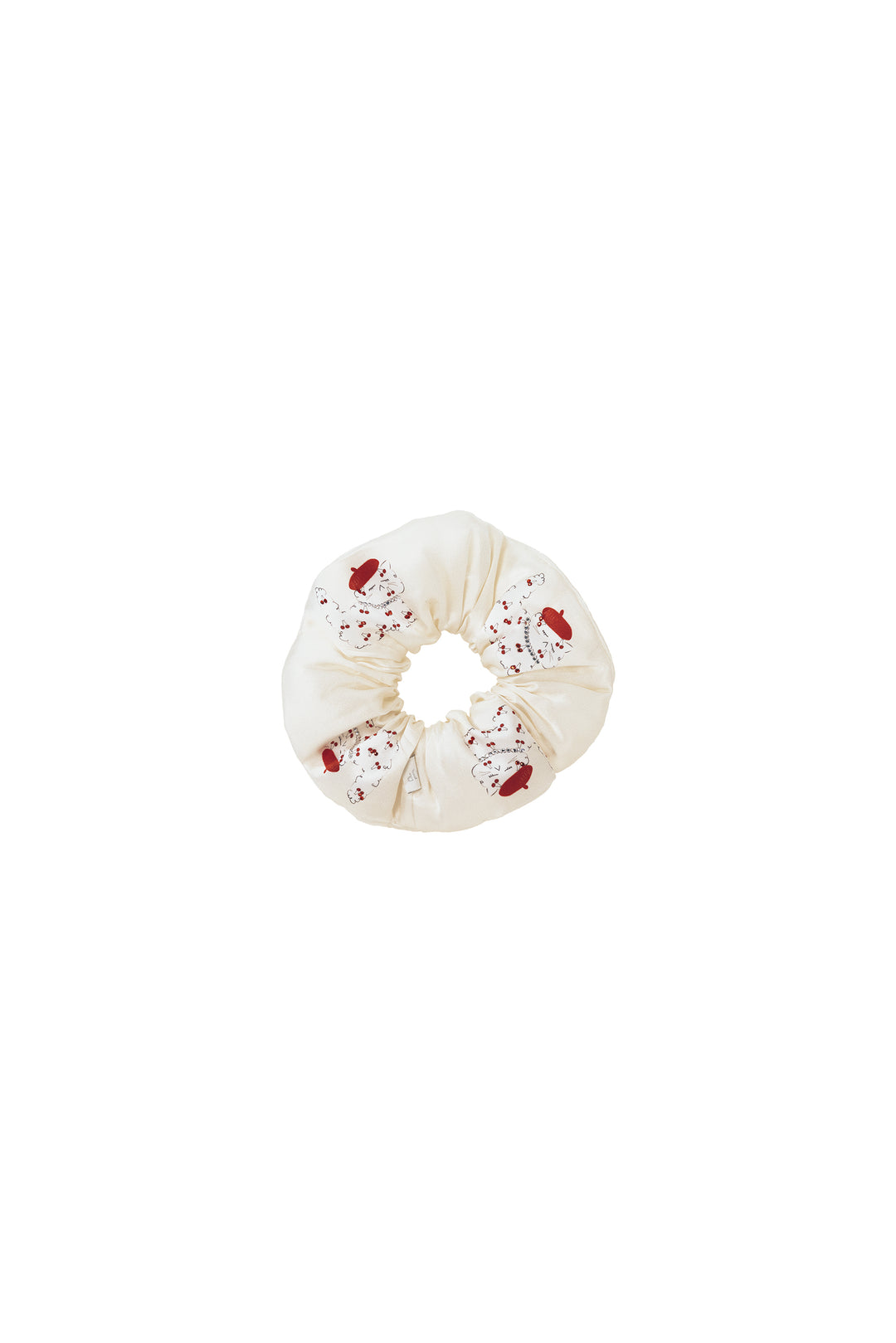 Kiki Cat 22 Momme Silk Scrunchie in 100% mulberry silk by Not Just Pajama - image 7