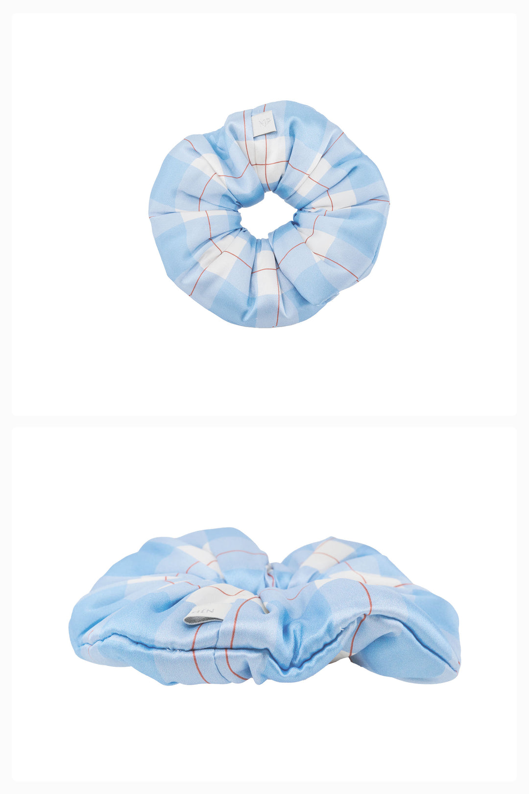 Kiki Cat 22 Momme Silk Scrunchie in 100% mulberry silk by Not Just Pajama - image 15