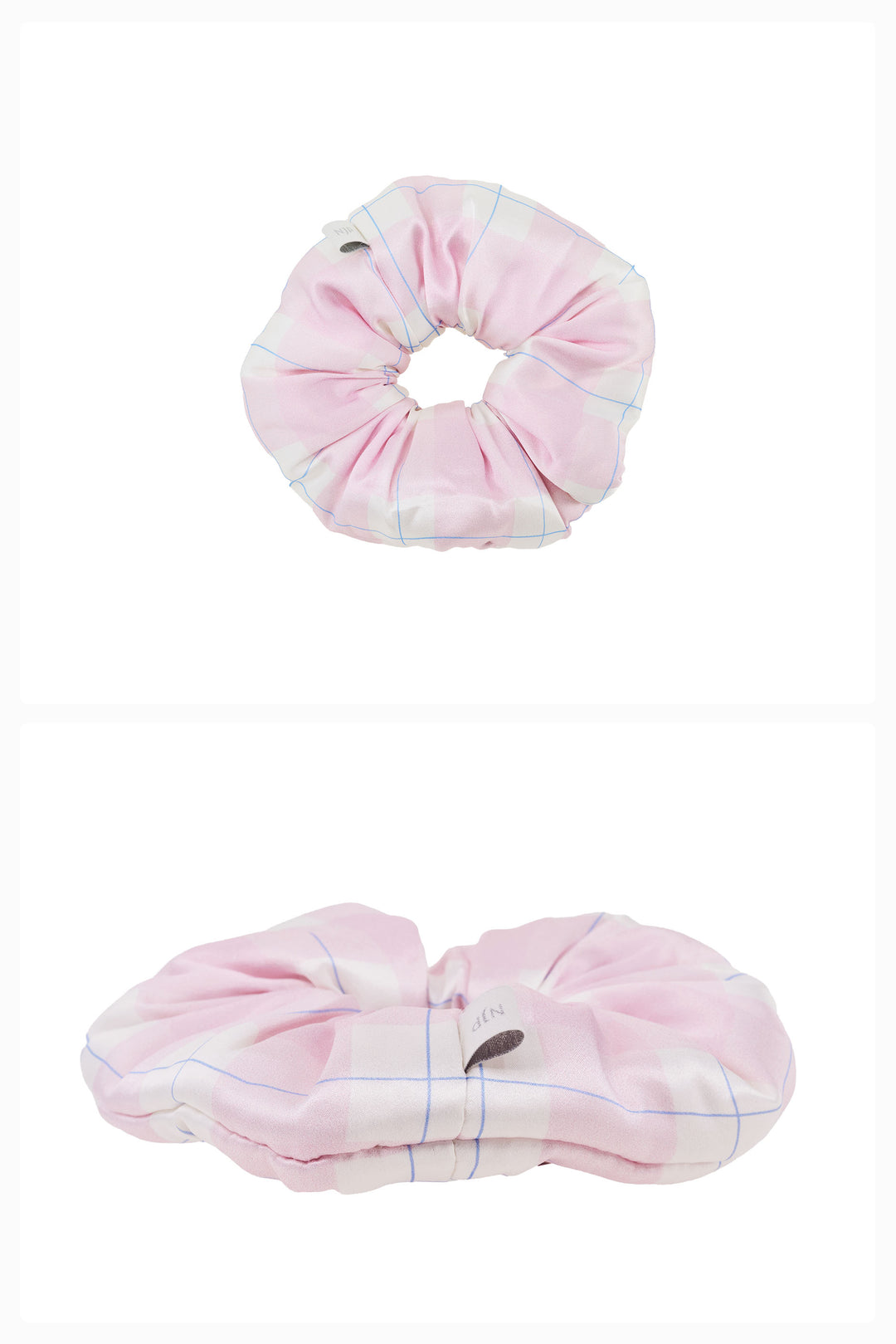 Kiki Cat 22 Momme Silk Scrunchie in 100% mulberry silk by Not Just Pajama - image 13