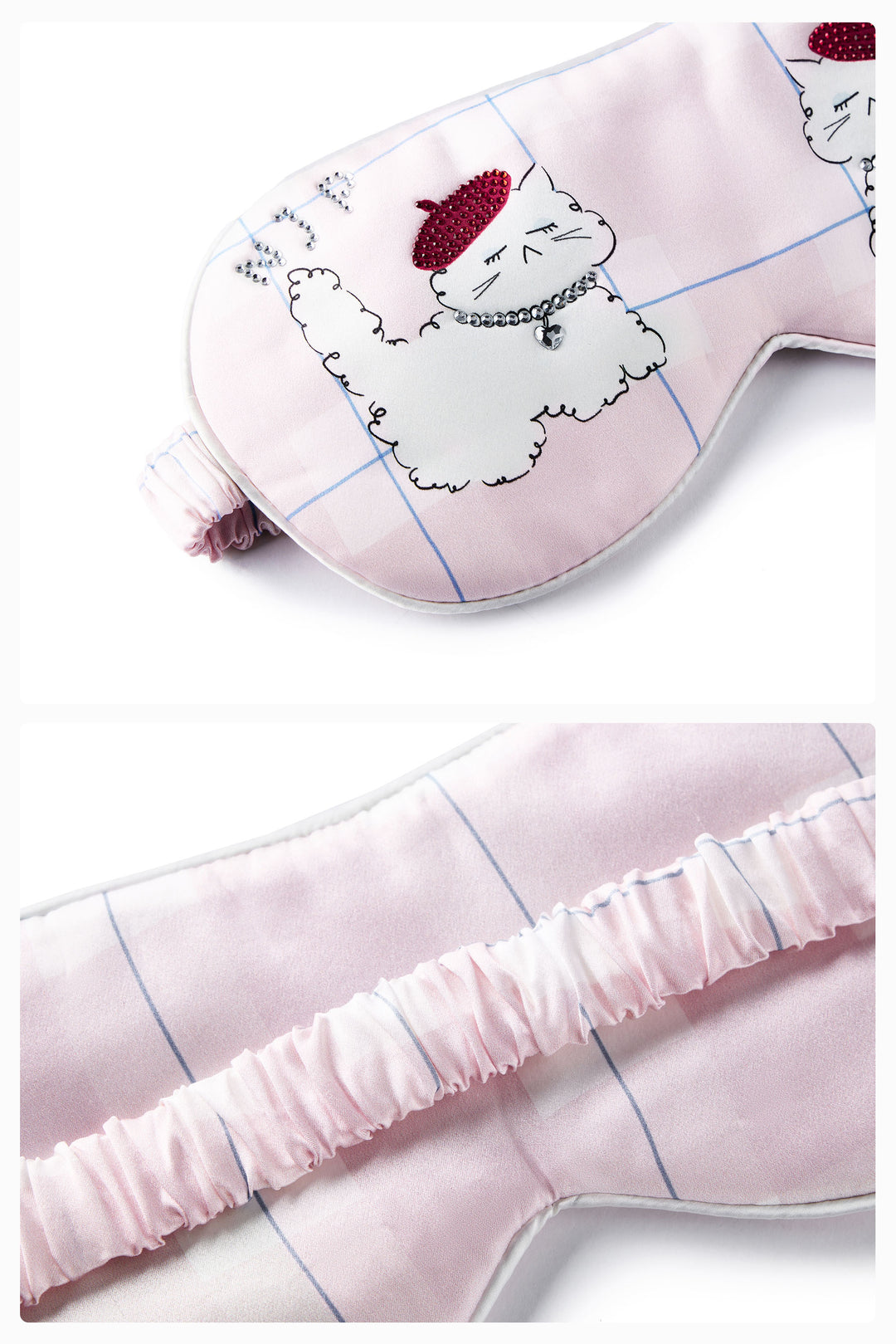 Kiki Cat 22 Momme Silk Sleep Mask
