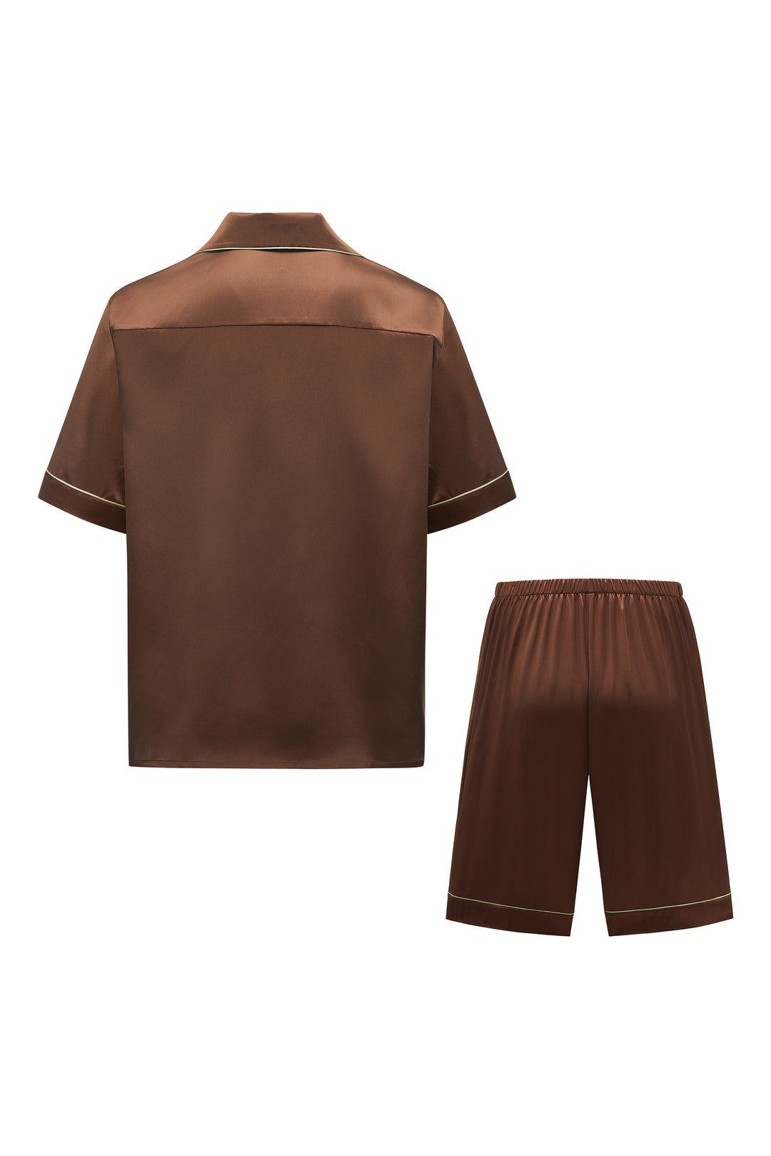 Milo 22 Momme Mulberry Silk Short Sleeve Pajama Set with Crystal Embellished Print