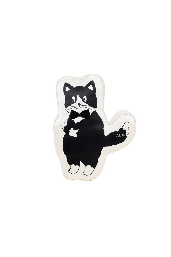 Milo Pearl Cat 22 Momme Silk Cat Pillow