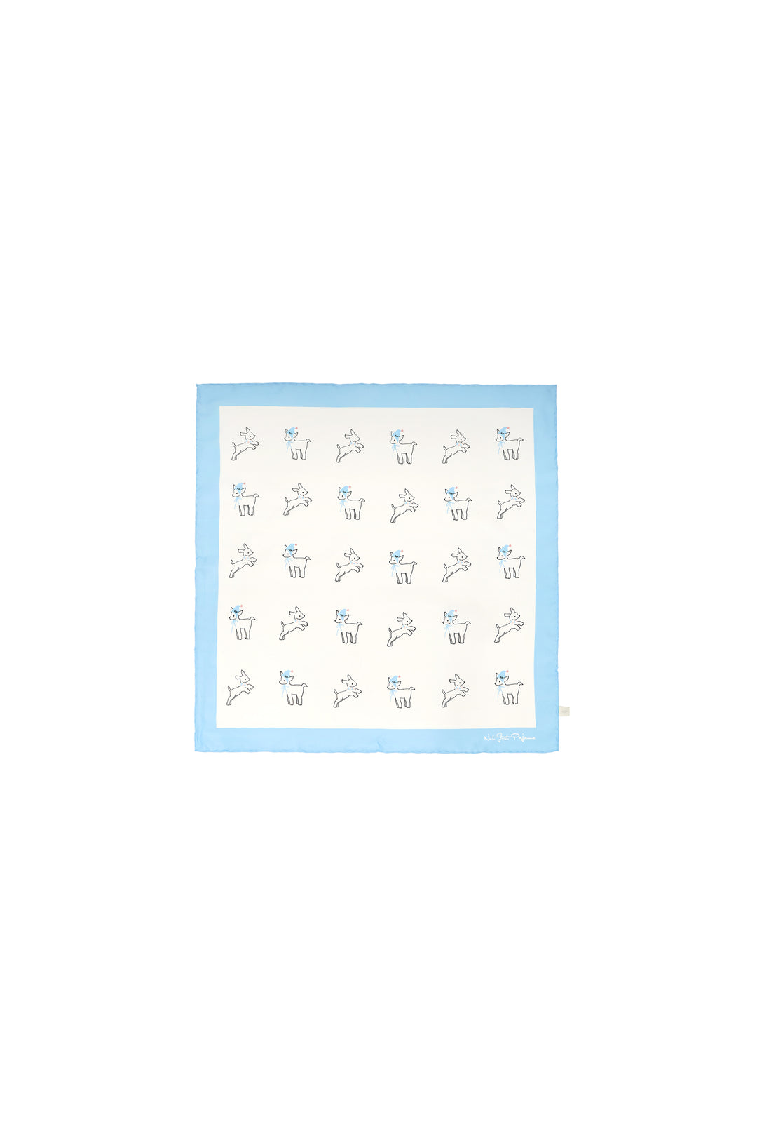 Bubbie 16 Momme Silk Twill Printed Square Scarf
