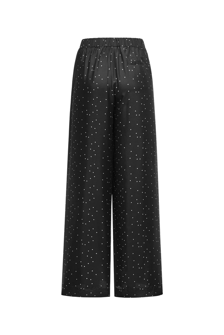 PAJA Out After Brunch Silk Camisole & Wide Leg Pants Summer Vacation Set in 100% mulberry silk by Not Just Pajama - image 9
