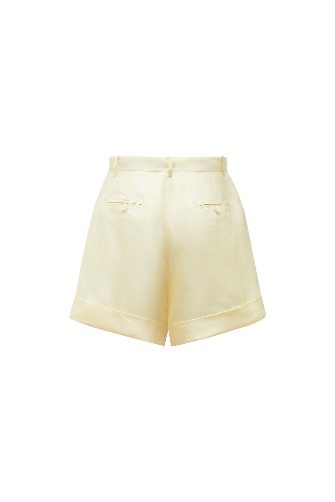PAJA Out After Brunch Mulberry Silk High-Waisted Shorts