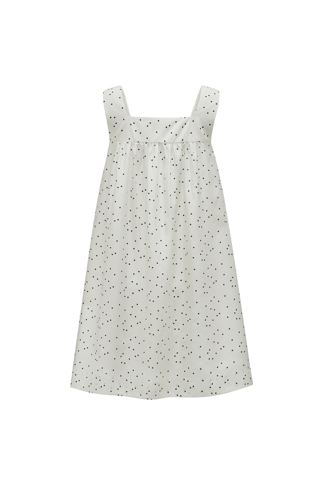 white silk polka dot dress Starling | White & Black Polka Dot Matte Satin Plunge-Neck Maxi Dress With Scarf-Detail