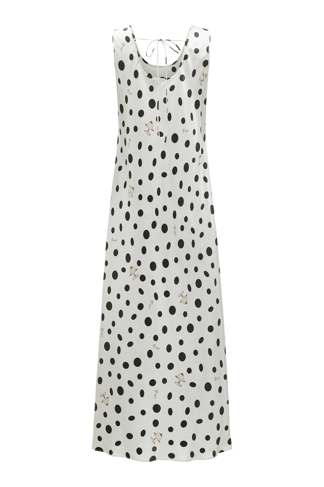 PAJA Out After Brunch Mulberry Silk U-Neck Maxi Dress in 100% mulberry silk by Not Just Pajama - image 8