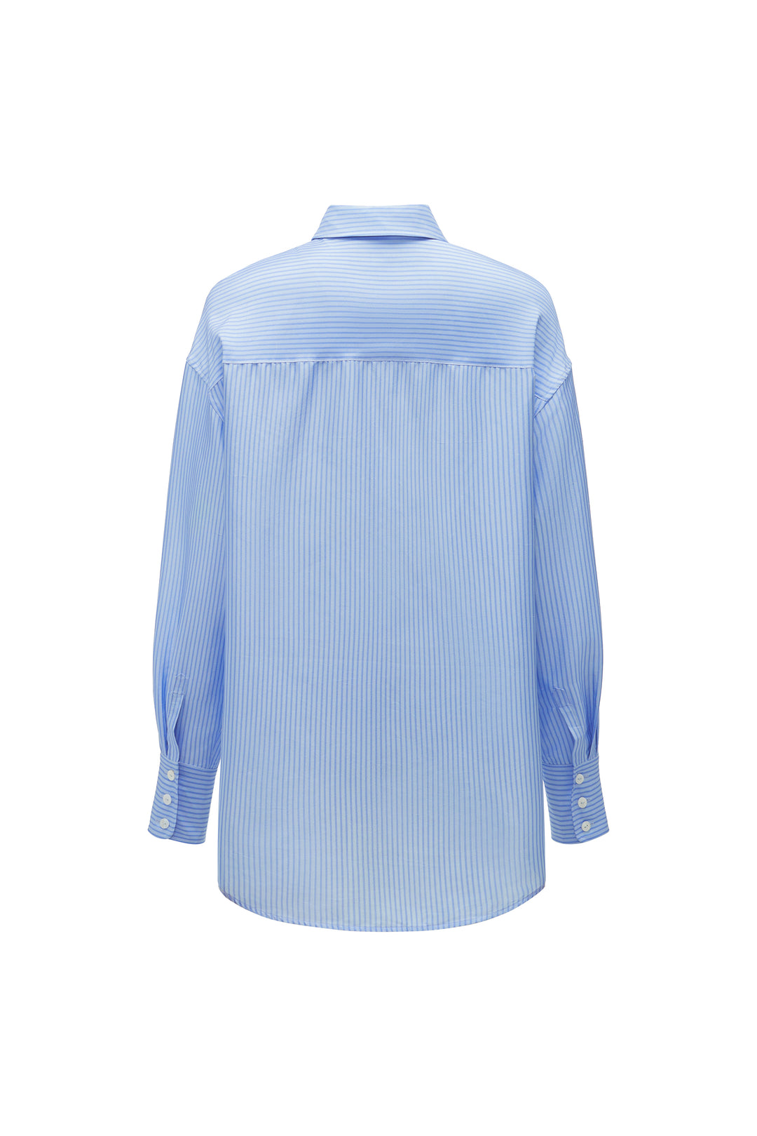 PAJA Out After Brunch Mulberry Silk Striped Shirt