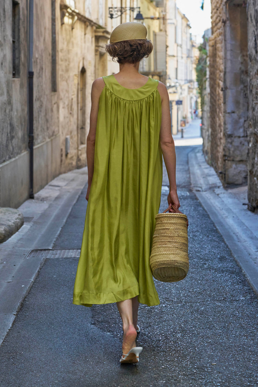 PAJA Out After Brunch Silk Sleeveless Maxi Dress | Summer Vacation Dress in 100% mulberry silk by Not Just Pajama - image 18