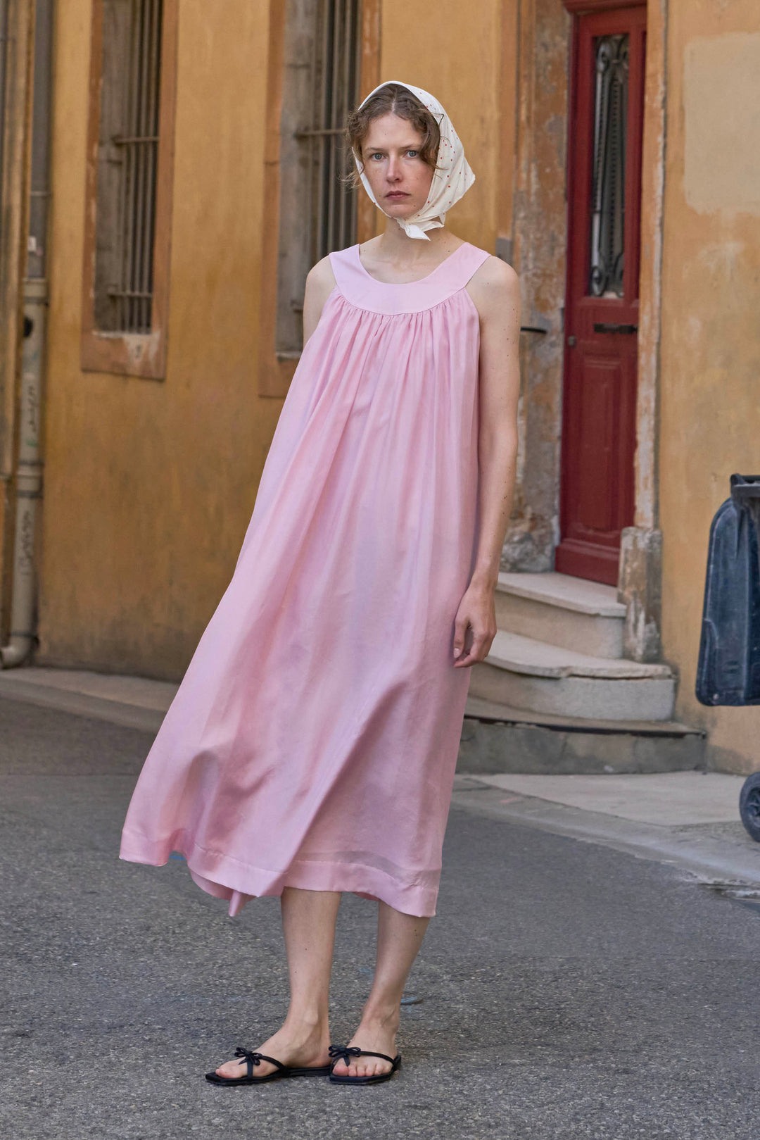 PAJA Out After Brunch Silk Sleeveless Maxi Dress | Summer Vacation Dress in 100% mulberry silk by Not Just Pajama - image 6
