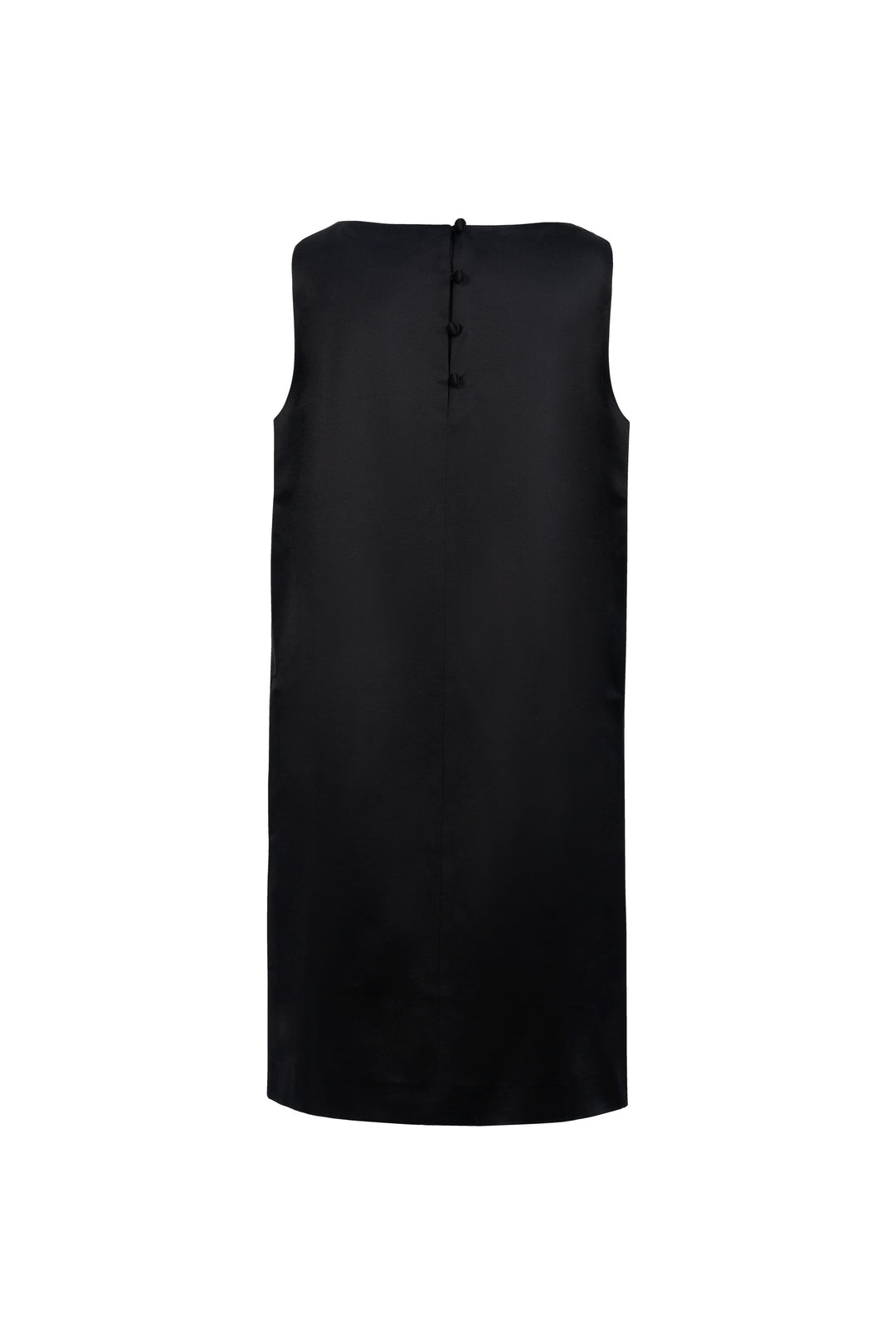 My Party 35 Momme Silk Wool Bow Sleeveless Dress