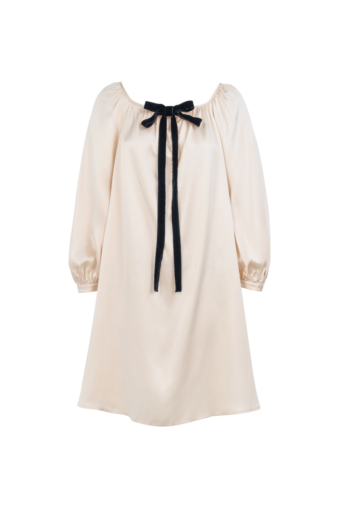 My Party 22 Momme Silk Bow Robe