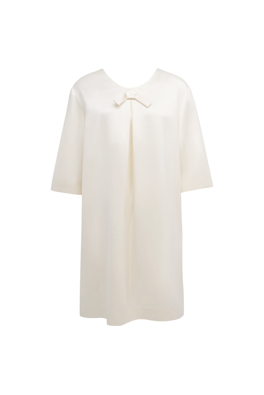 PAJA Summer Shimmer Silk Wool Satin Reversible Front-Back Dress