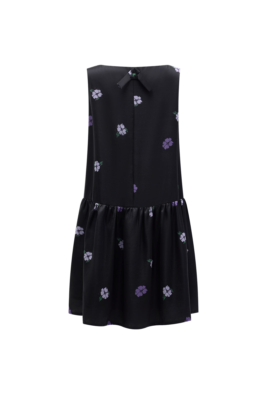 PAJA Summer Shimmer Silk Wool Satin Printed Dress