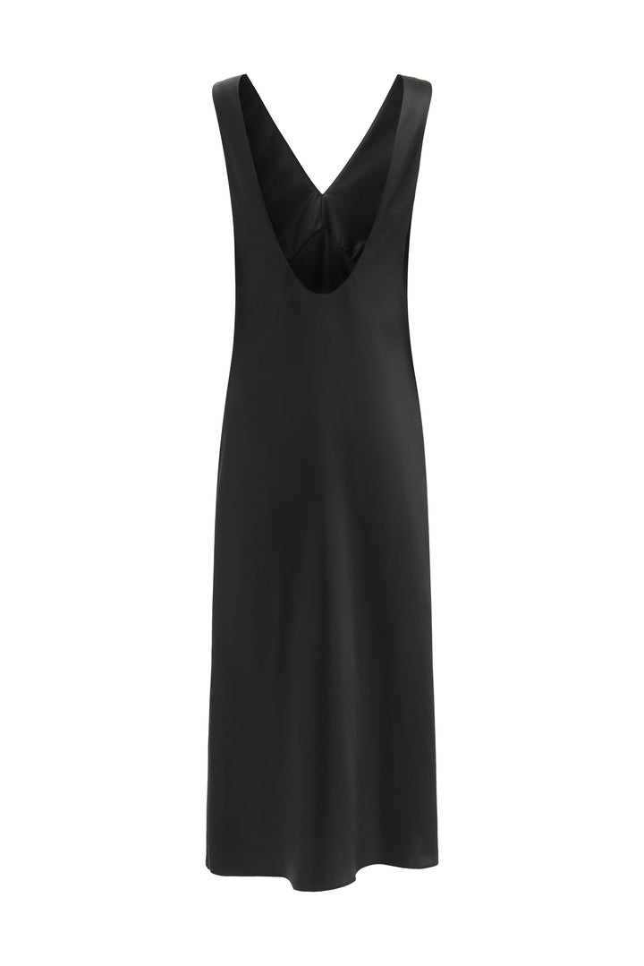 PAJA Beaded Summer Escapes Silk Sleeveless Dress - Black